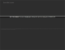 Tablet Screenshot of bordel.com
